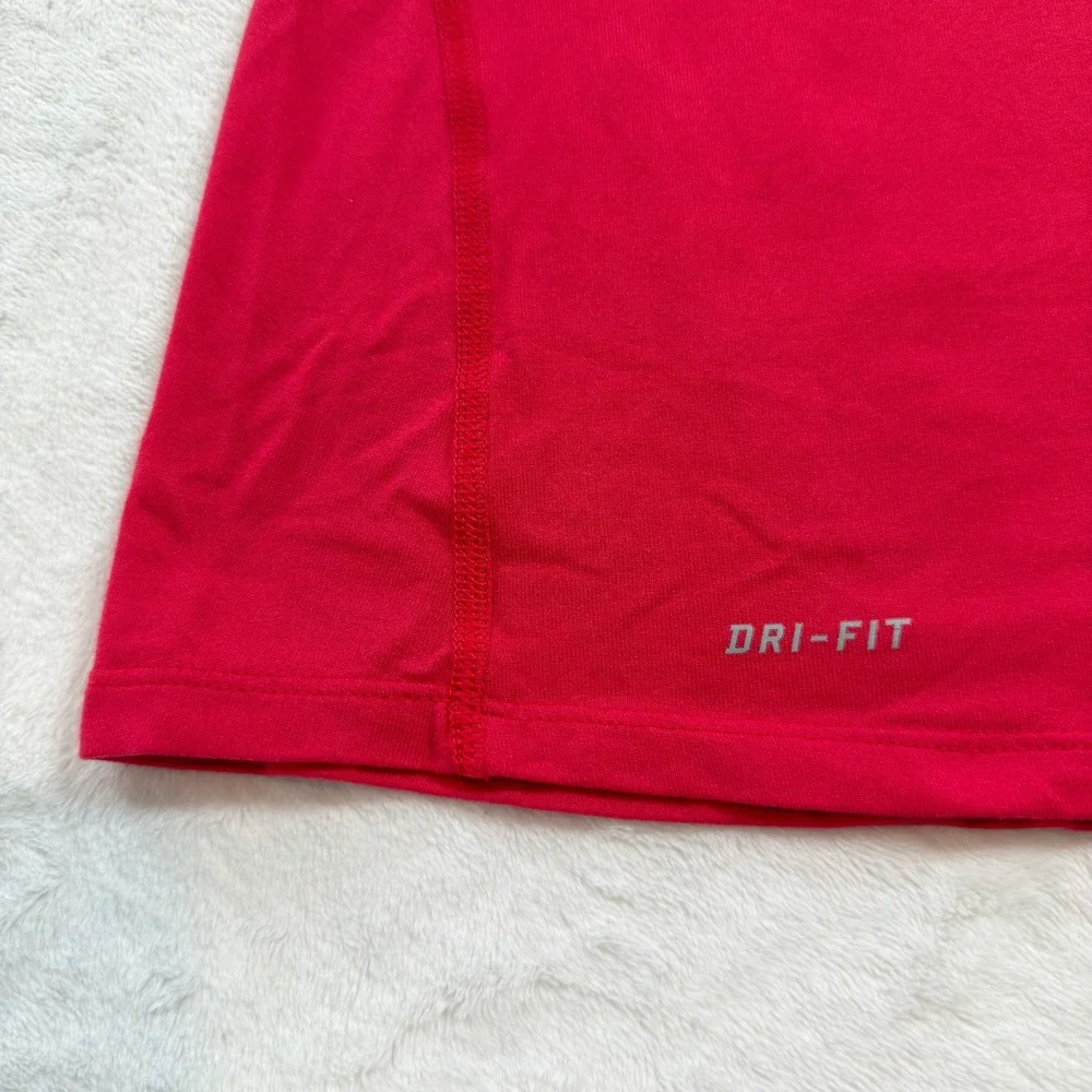 Nike Dri-FIT Quarter Zip Pullover Women Large Pink 321646-691 Long Sleeve Good‎